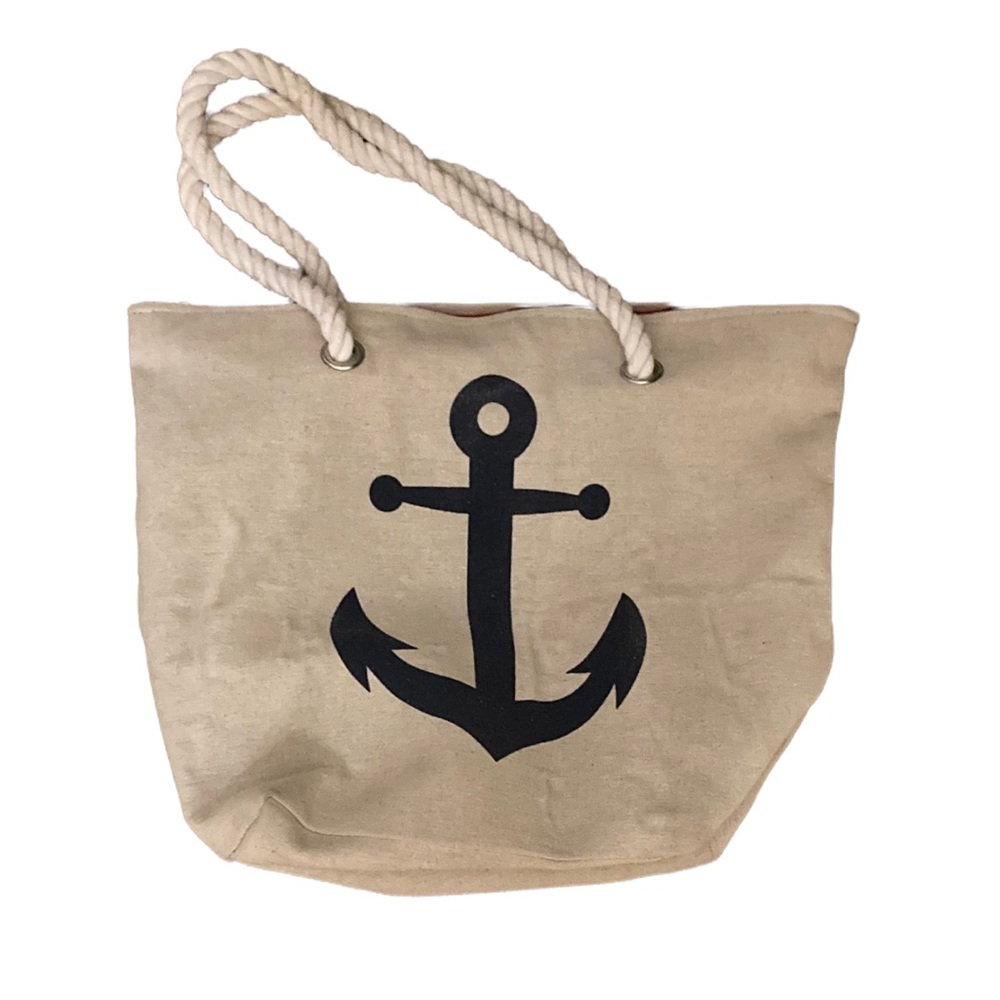 Nautical Anchor Tote Bag